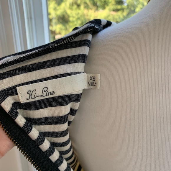 Madewell Hi-Line Striped Dress - Picture 6 of 8